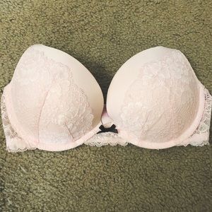 Victorias Secret pink lace bra